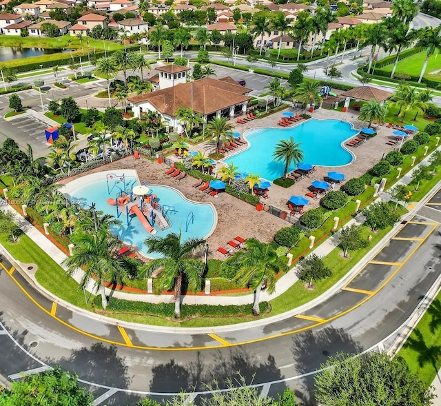 3721 NE 4th Unit 4Th, Homestead, FL 33033 - bird's eye view of a pool area