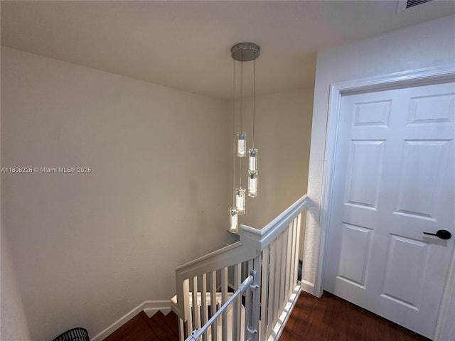 12464 SW 42nd St, Miramar, FL 33027 - staircase with wood finished floors and baseboards