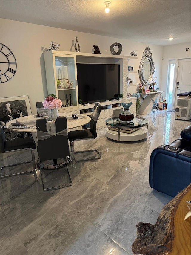 495 NE 5th Way, Florida City, FL 33034 - living room with a textured ceiling