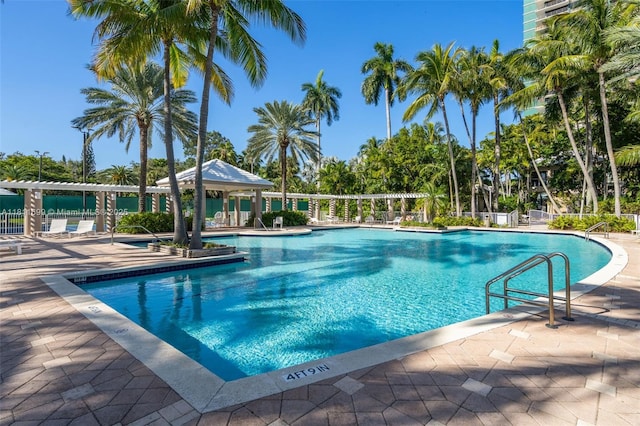 770 NE 69th St Unit 6C, Miami, FL 33138 - community pool featuring a patio