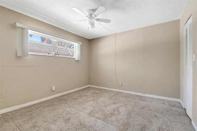 6211 SW 37th St Unit 211, Davie, FL 33314 - unfurnished bedroom featuring carpet, a textured ceiling, baseboards, and a closet