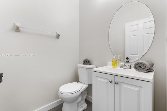 24083 SW 112th Pl, Homestead, FL 33032 - bathroom featuring vanity and wood finished floors