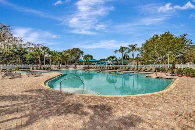 7059 Copperfield Cir, Lake Worth, FL 33467 - community pool with a patio area