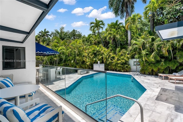 5970 Alton Rd, Miami Beach, FL 33140 - outdoor pool with a patio area