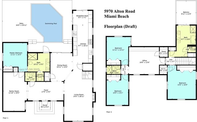 5970 Alton Rd, Miami Beach, FL 33140 - room layout
