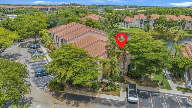 12154 Saint Andrews Pl Unit 112, Miramar, FL 33025 - aerial view of property and surrounding area with a nearby body of water