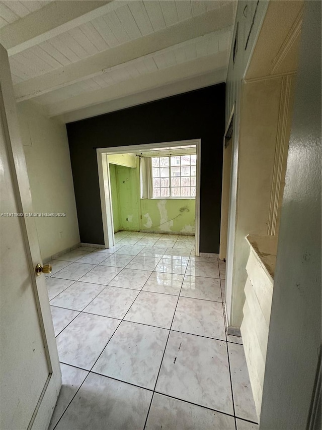 315 W 44th St, Hialeah, FL 33012 - hallway with beam ceiling