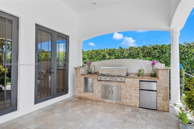 20120 SW 133rd Ave, Miami, FL 33177 - view of patio featuring french doors and a sink