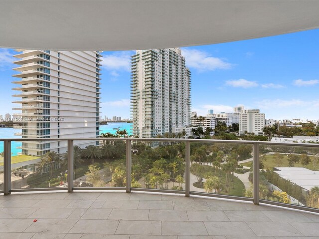 500 Alton Rd Unit 805, Miami Beach, FL 33139 - balcony with a view of city and a water view