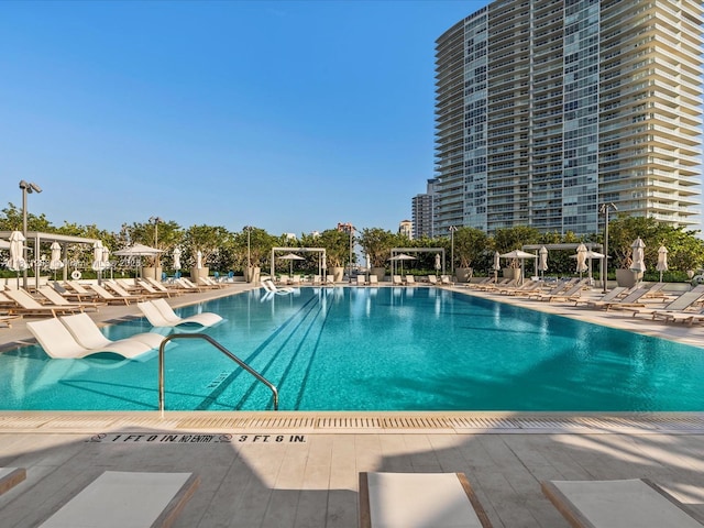 500 Alton Rd Unit 805, Miami Beach, FL 33139 - community pool with a patio area