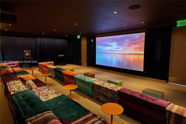 500 Alton Rd Unit 805, Miami Beach, FL 33139 - view of carpeted cinema room