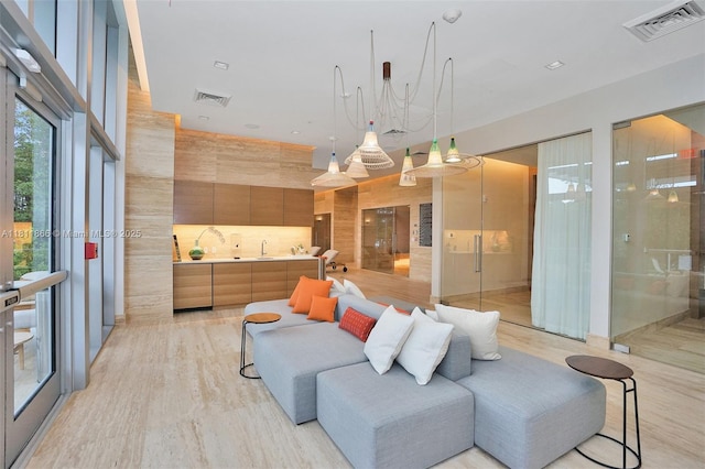 16385 NE Biscayne Blvd Unit 1901Storage, North Miami Beach, FL 33160 - living area featuring light wood-style floors