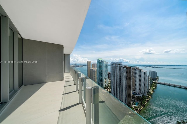 300 Biscayne Blvd Way Unit 3606, Miami, FL 33130 - balcony with a water view