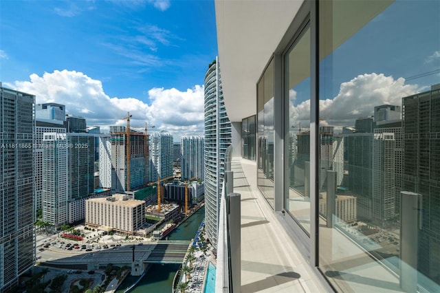 300 Biscayne Blvd Way Unit 3606, Miami, FL 33130 - balcony featuring a view of city