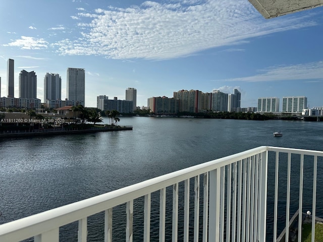 4000 NE 169th St Unit 405, North Miami Beach, FL 33160 - water view featuring city skyline