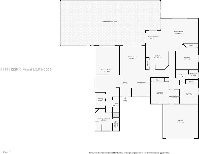 2001 Seagrape Ave, Pembroke Pines, FL 33026 - property floor plan