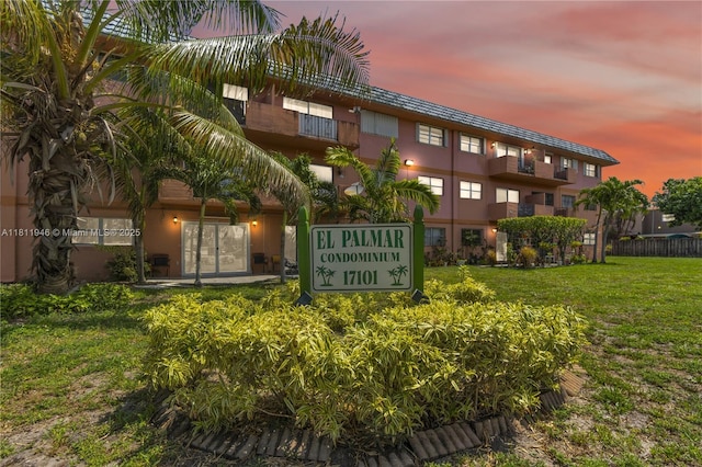 17101 NW 57th Ave Unit 110, Miami Gardens, FL 33055 - community sign featuring a yard
