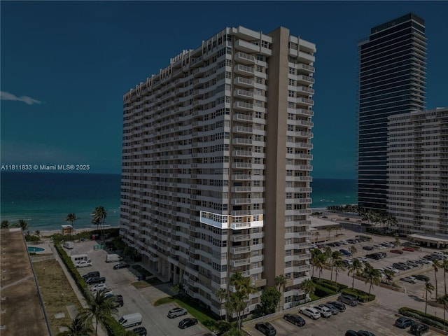 1950 S Ocean Dr Unit 7F, Hallandale Beach, FL 33009 - view of apartment building / complex featuring a water view