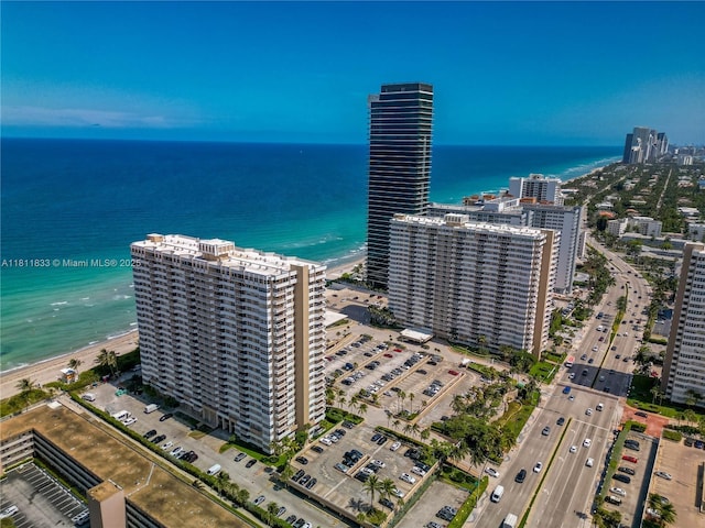 1950 S Ocean Dr Unit 7F, Hallandale Beach, FL 33009 - aerial view of property's location with waterfront with a beach and nearby urban area