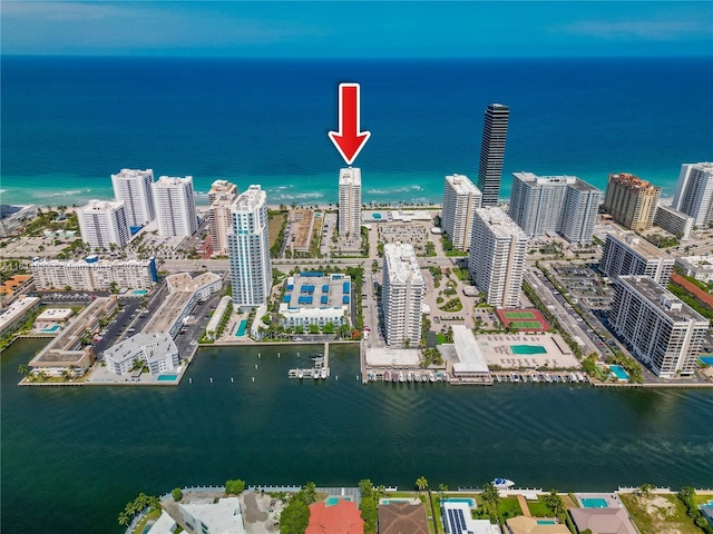 1950 S Ocean Dr Unit 7F, Hallandale Beach, FL 33009 - view of urban area featuring a large body of water