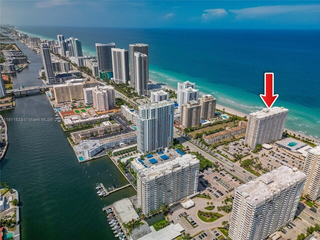1950 S Ocean Dr Unit 7F, Hallandale Beach, FL 33009 - view of urban area featuring a nearby body of water