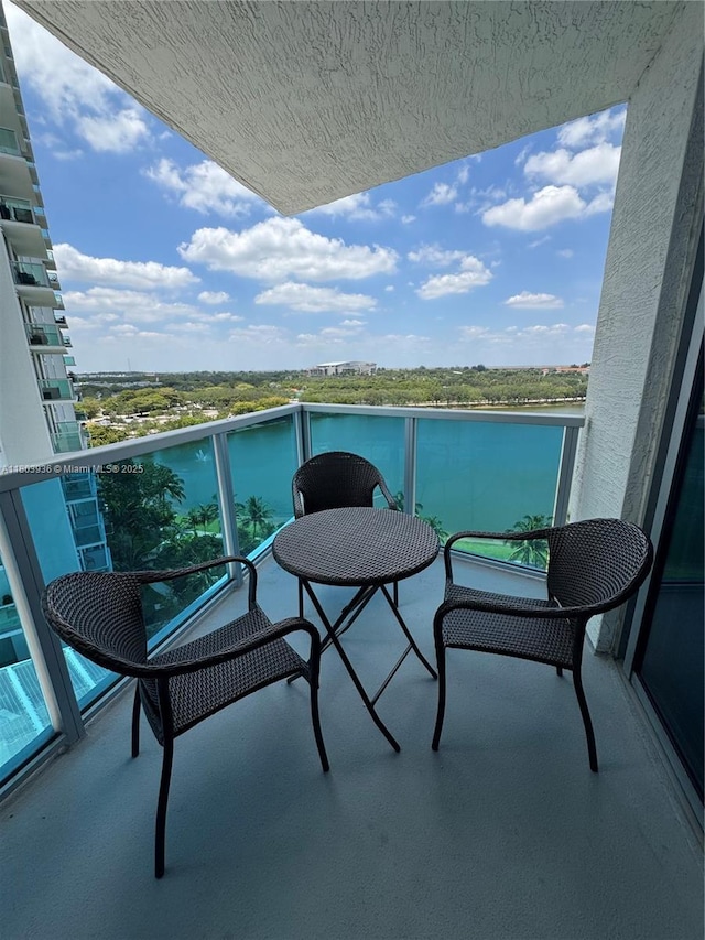 2641 N Flamingo Rd Unit 1001N, Sunrise, FL 33323 - balcony with a water view