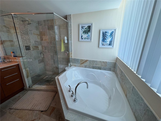 2641 N Flamingo Rd Unit 1001N, Sunrise, FL 33323 - bathroom with a stall shower and a garden tub