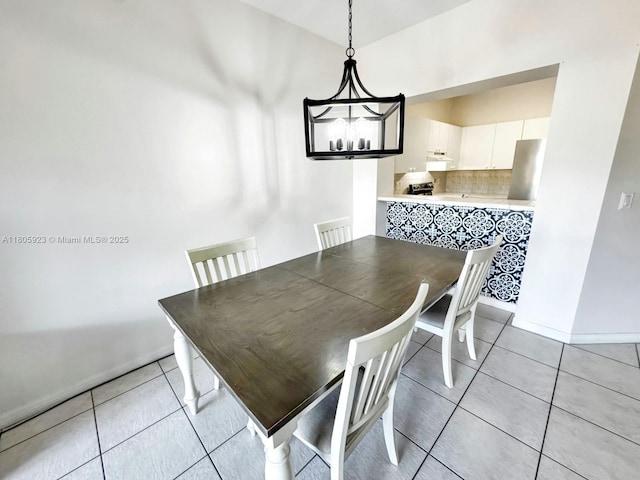 1104 NW 100th Ave, Pembroke Pines, FL 33024 - dining room featuring light tile patterned floors