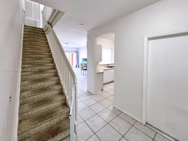 1104 NW 100th Ave, Pembroke Pines, FL 33024 - stairway featuring tile patterned flooring