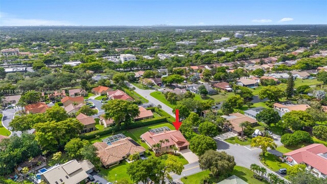 9703 NW 20th St, Coral Springs, FL 33071 - aerial perspective of suburban area