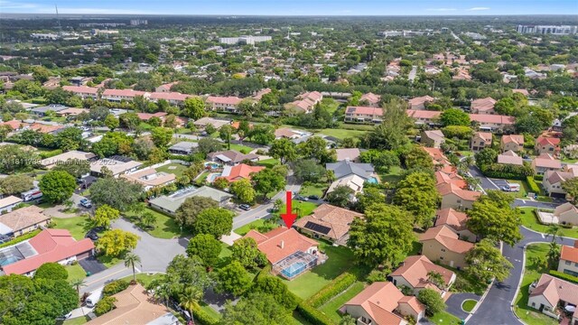 9703 NW 20th St, Coral Springs, FL 33071 - aerial view of residential area