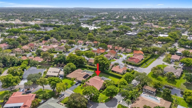 9703 NW 20th St, Coral Springs, FL 33071 - aerial perspective of suburban area