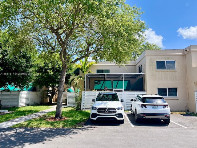 14362 SW 96th Ln, Miami, FL 33186 - view of front of property with uncovered parking and stucco siding