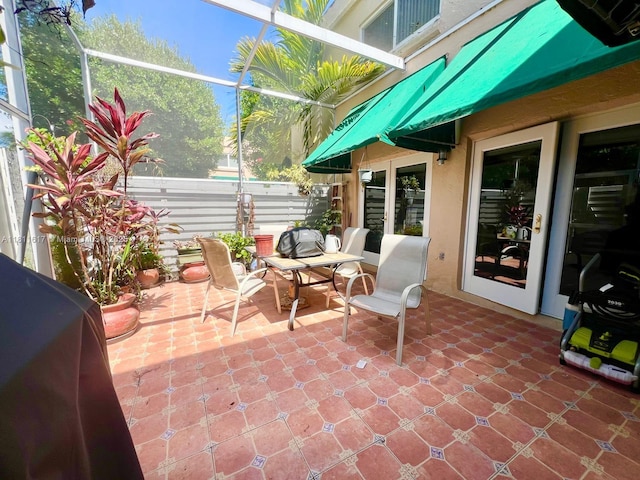 14362 SW 96th Ln, Miami, FL 33186 - view of patio with glass enclosure