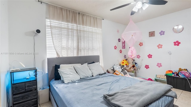 1797 SW Hampshire Ln, Port St Lucie, FL 34953 - bedroom featuring tile patterned floors and ceiling fan