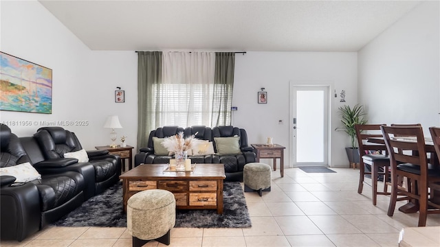 1797 SW Hampshire Ln, Port St Lucie, FL 34953 - living area featuring light tile patterned floors