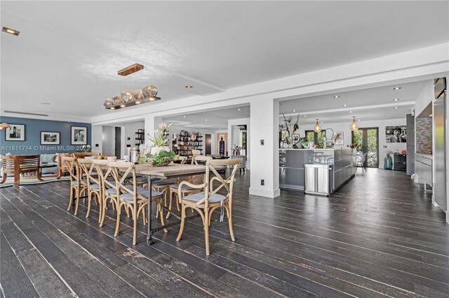 1601 Diplomat Pkwy, Hollywood, FL 33019 - dining area featuring hardwood / wood-style flooring