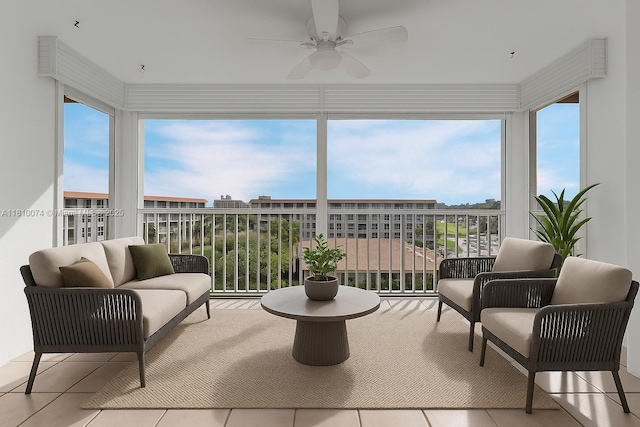 2525 Florida Blvd Unit 530, Delray Beach, FL 33483 - sunroom / solarium featuring tile patterned flooring and plenty of natural light
