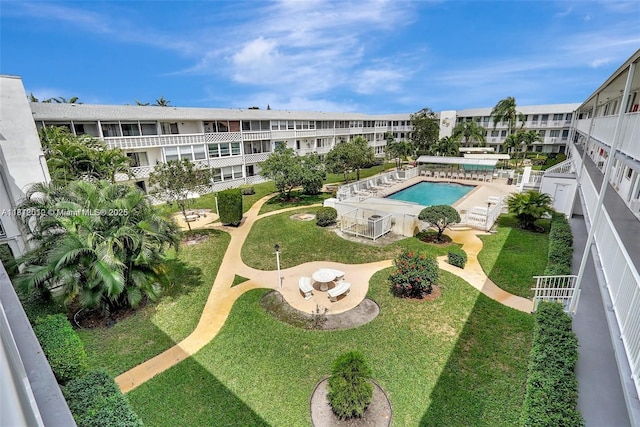 15600 NE 6th Ave Unit 33A, Miami, FL 33162 - community pool with a yard and a patio