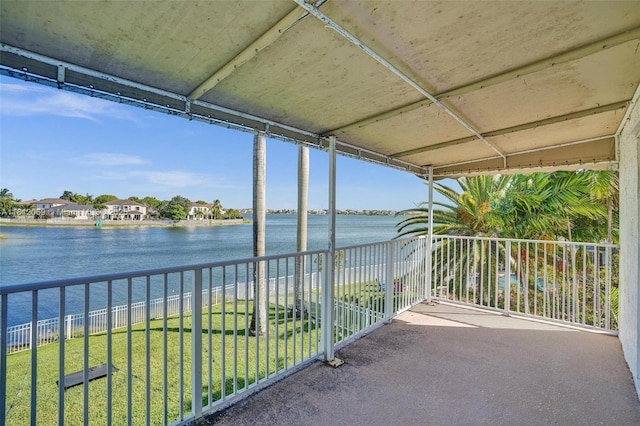 16880 SW 49th Ct, Miramar, FL 33027 - balcony featuring a water view