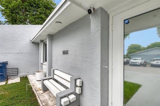 5651 SW 139th Pl, Miami, FL 33183 - view of exterior entry featuring stucco siding