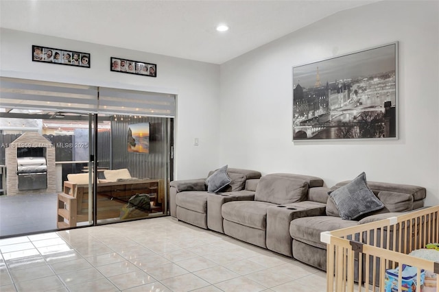 5651 SW 139th Pl, Miami, FL 33183 - living room with tile patterned flooring and recessed lighting