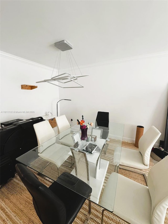 4730 NW 97th Ct Unit 76, Doral, FL 33178 - home office featuring crown molding and a chandelier