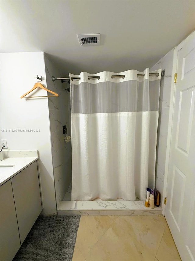 4730 NW 97th Ct Unit 76, Doral, FL 33178 - full bathroom featuring a shower stall and vanity