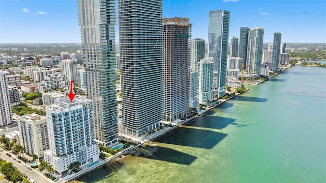 725 NE 22nd St Unit Ph3C, Miami, FL 33137 - skyline view featuring a large body of water