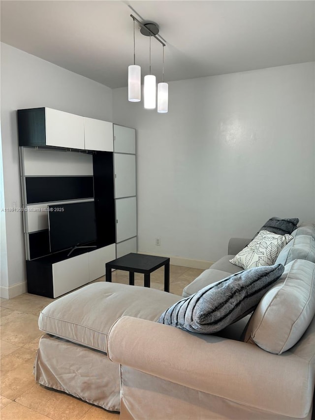 14951 Royal Oaks Ln Unit 1804, North Miami, FL 33181 - bedroom with baseboards and light tile patterned flooring