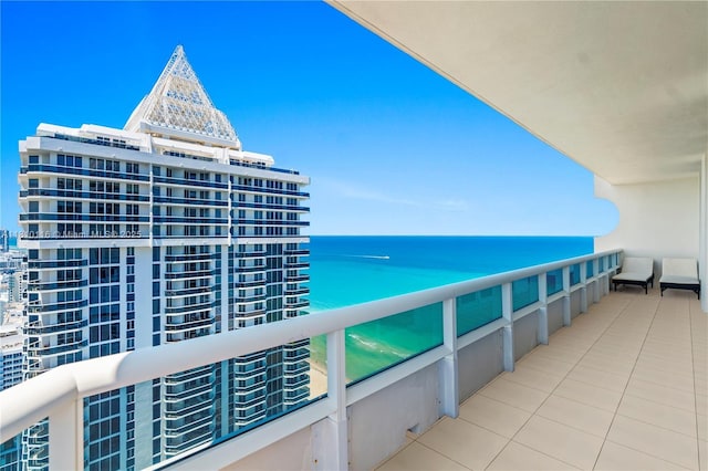 4775 Collins Ave Unit Ph4107, Miami Beach, FL 33140 - balcony featuring a water view