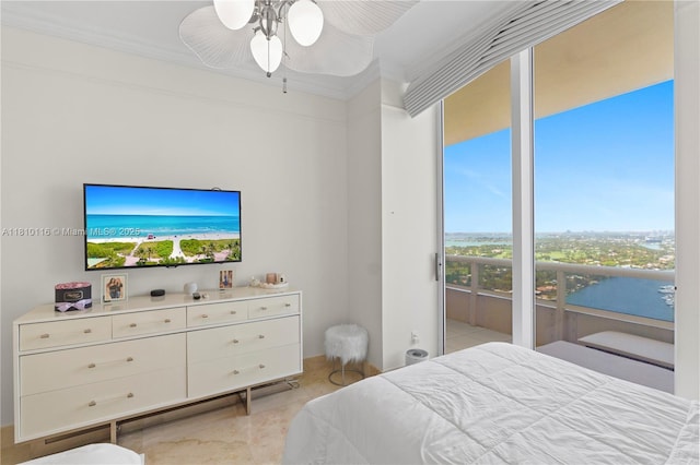 4775 Collins Ave Unit Ph4107, Miami Beach, FL 33140 - bedroom with ornamental molding