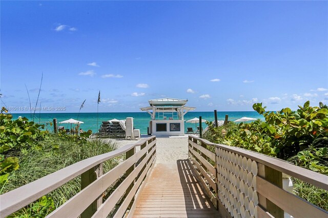 4775 Collins Ave Unit Ph4107, Miami Beach, FL 33140 - water view featuring local beach