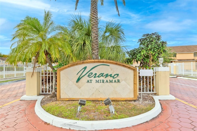 8109 SW 21st Ct Unit 8109, Miramar, FL 33025 - view of community / neighborhood sign